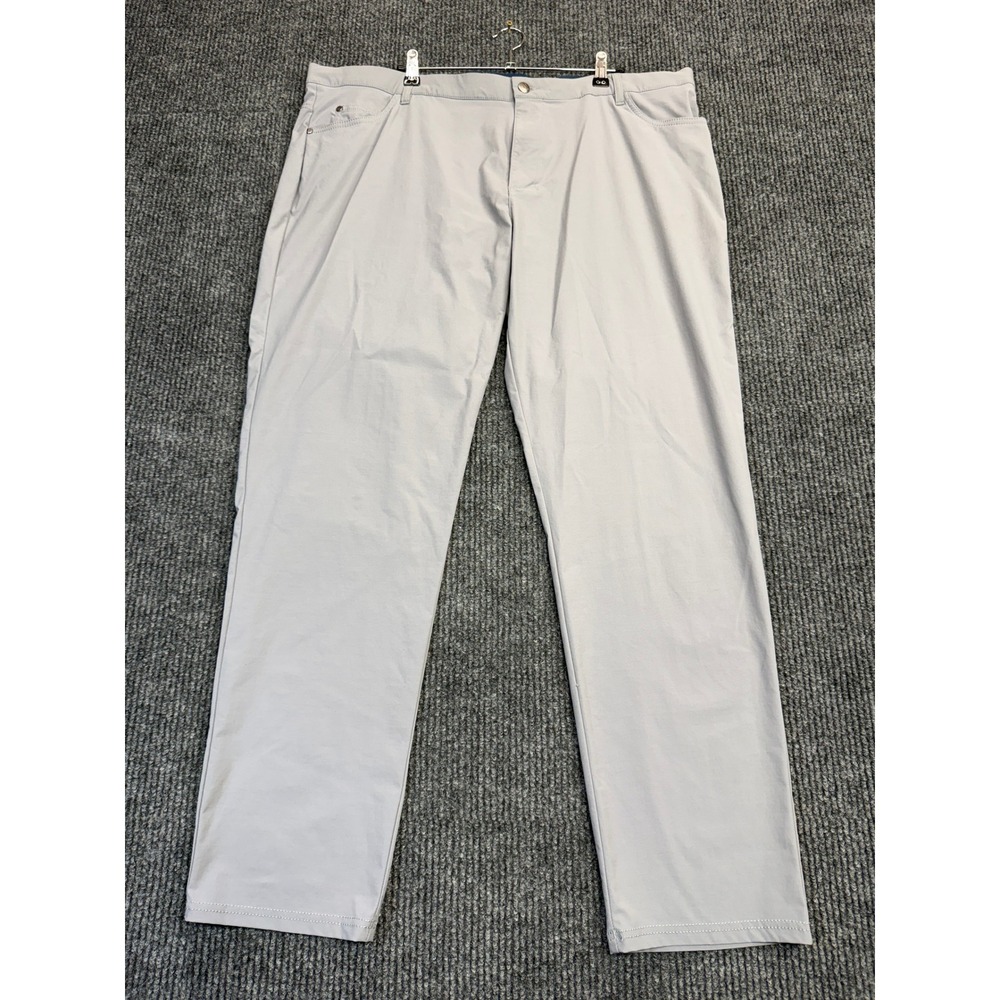 Adidas Golf Go-To 5 Pocket‎ Pant Grey Tapered Fit W42 L34 GM0057 Mens